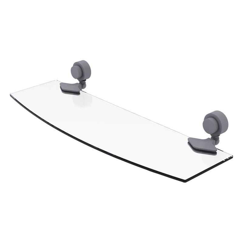 Venus Collection Glass Shelf with Smooth Accents