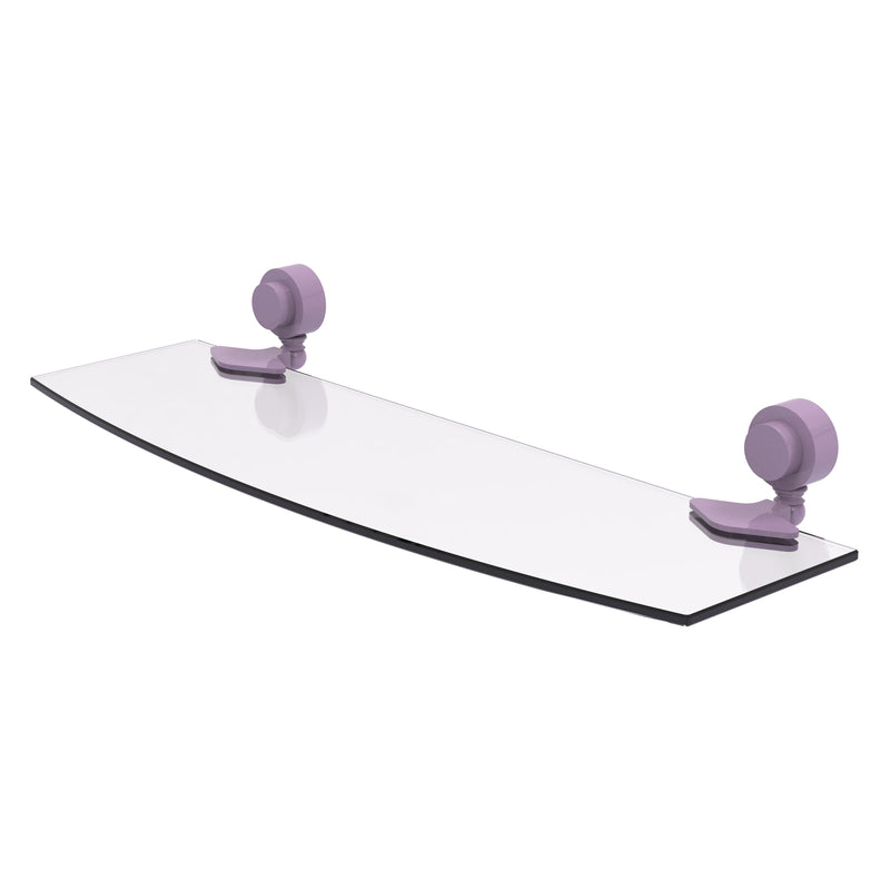 Venus Collection Glass Shelf with Smooth Accents