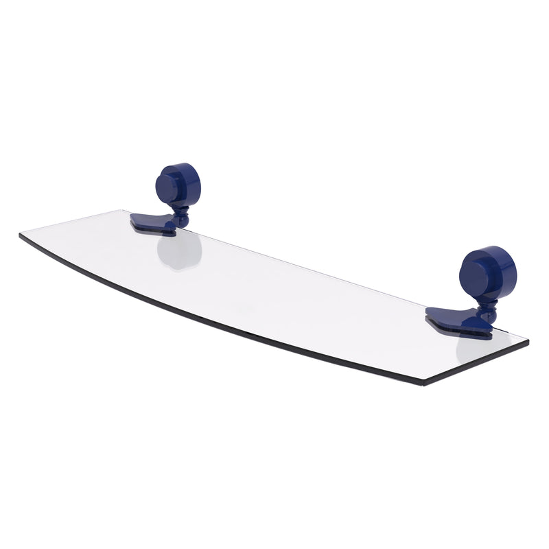 Venus Collection Glass Shelf with Smooth Accents