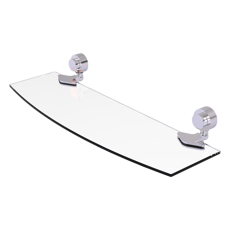 Venus Collection Glass Shelf with Smooth Accents