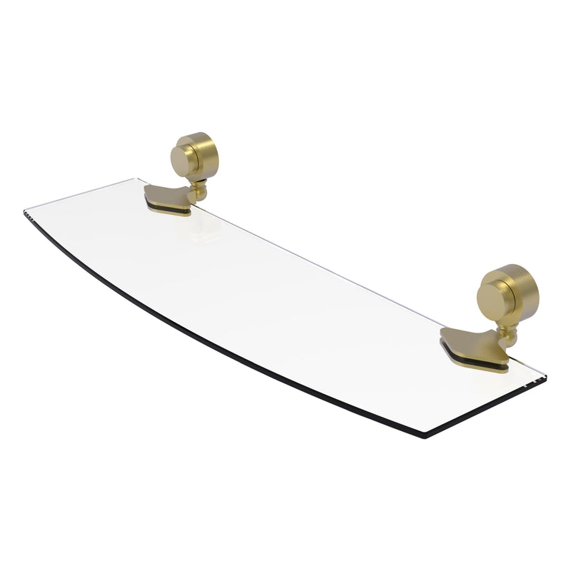 Venus Collection Glass Shelf with Smooth Accents