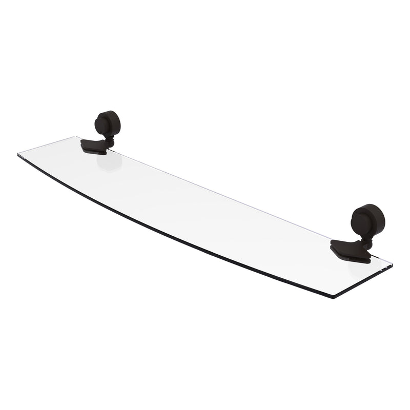 Venus Collection Glass Shelf with Smooth Accents