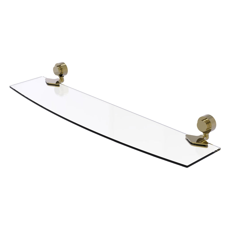 Venus Collection Glass Shelf with Smooth Accents