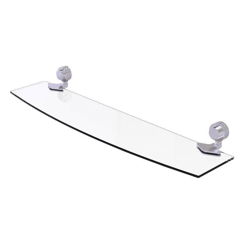 Venus Collection Glass Shelf with Dotted Accents