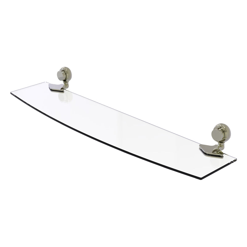 Venus Collection Glass Shelf with Twisted Accents