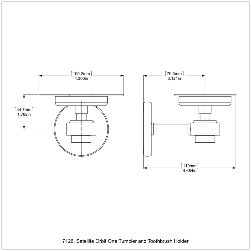 Satellite Orbit One Collection Tumbler and Toothbrush Holder