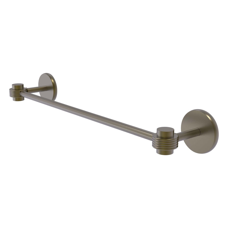 Satellite Orbit One Collection Towel Bar with Grooved Accents