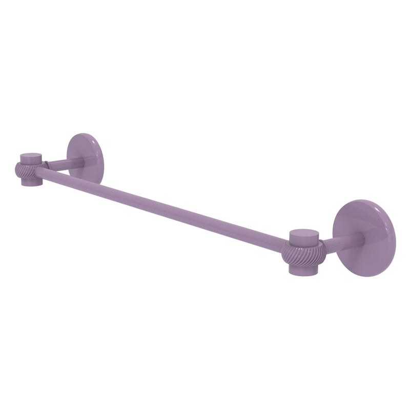 Satellite Orbit One Collection Towel Bar with Twisted Accents