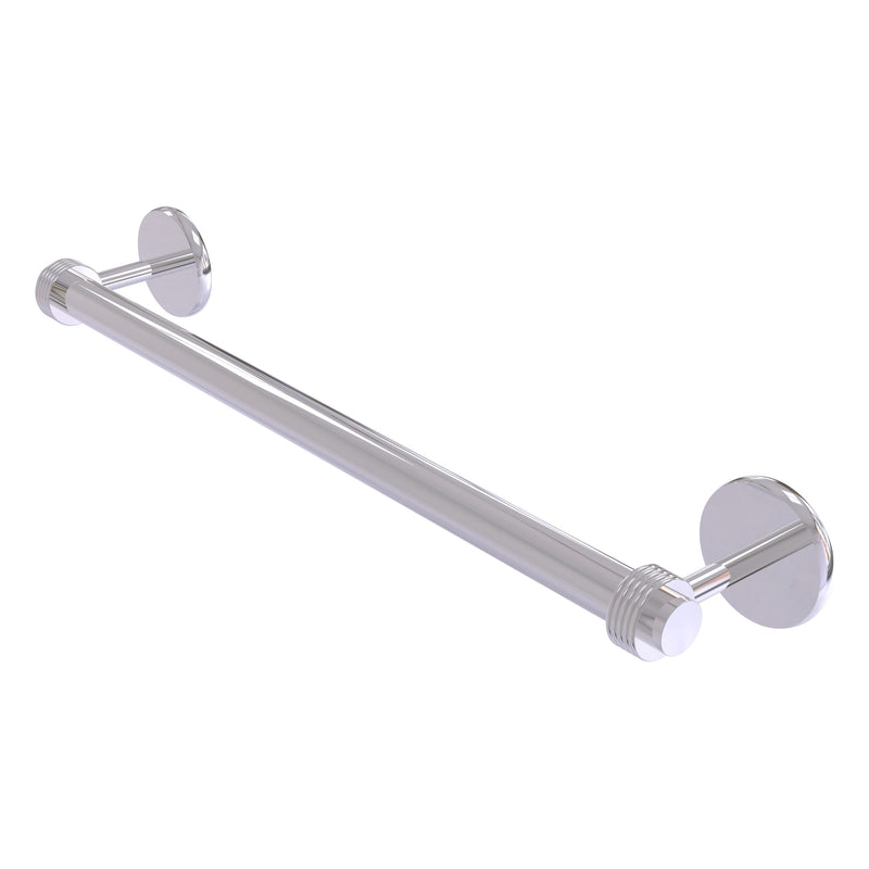 Satellite Orbit Two Collection Towel Bar with Grooved Accents