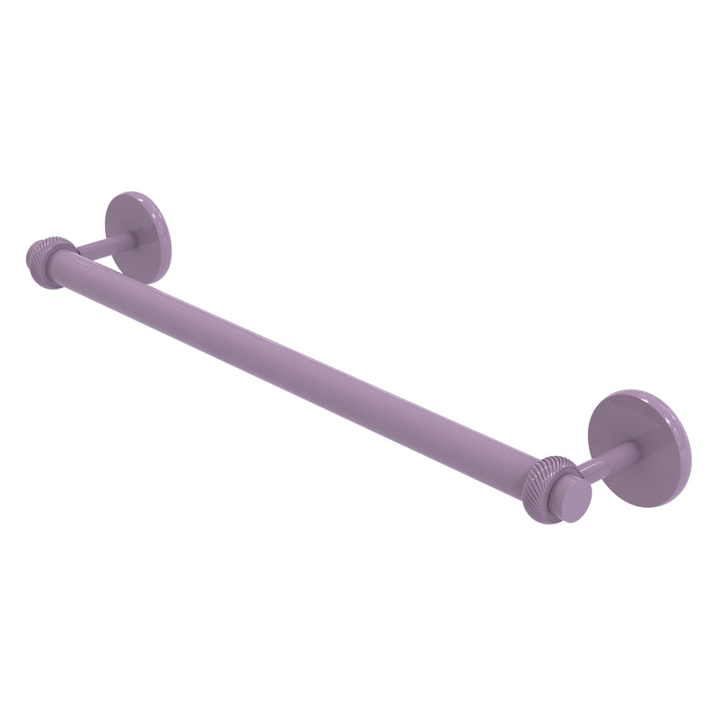 Satellite Orbit Two Collection Towel Bar with Twisted Accents