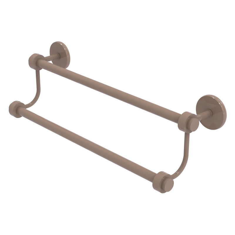 Satellite Orbit Two Collection Double Towel Bar with Smooth Accents