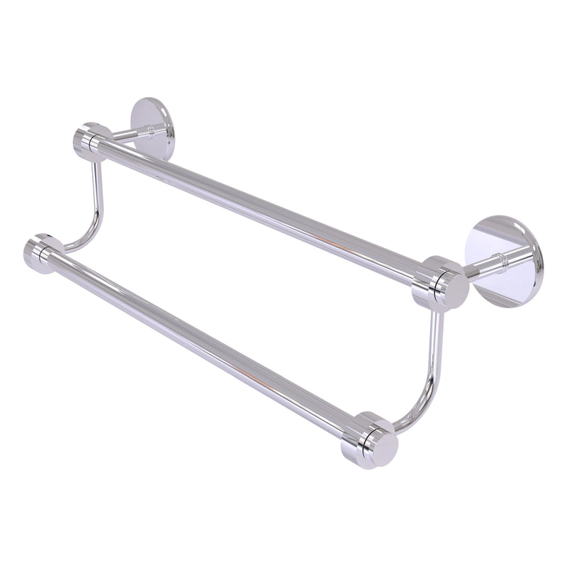 Satellite Orbit Two Collection Double Towel Bar with Smooth Accents