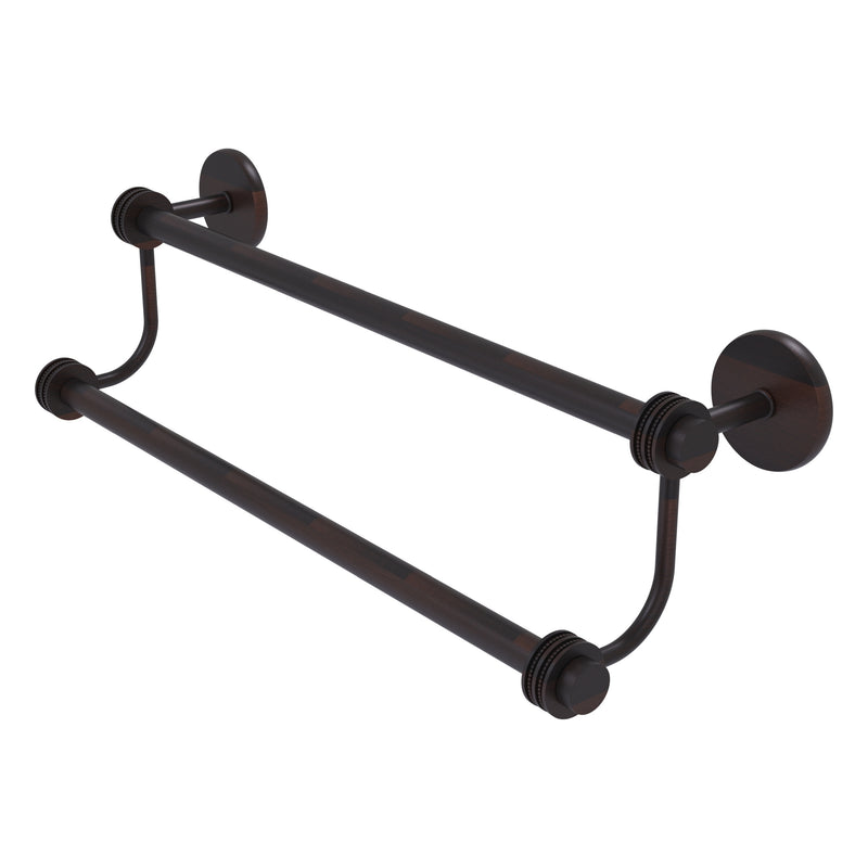 Satellite Orbit Two Collection Double Towel Bar with Dotted Accents