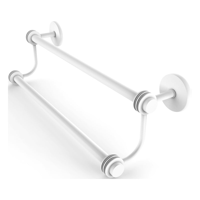 Satellite Orbit Two Collection Double Towel Bar with Dotted Accents