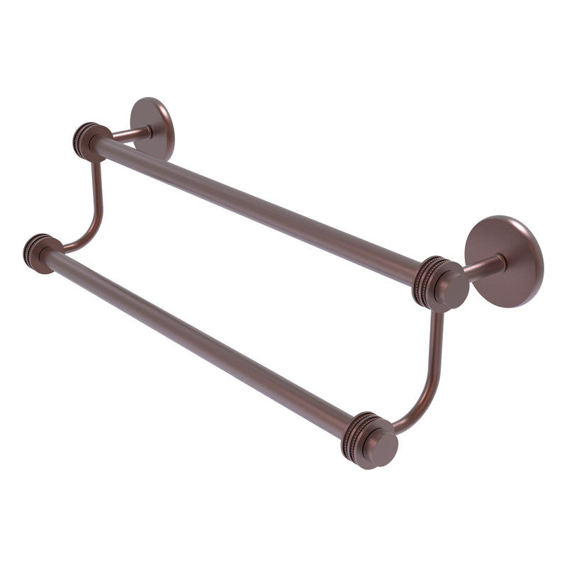 Satellite Orbit Two Collection Double Towel Bar with Dotted Accents