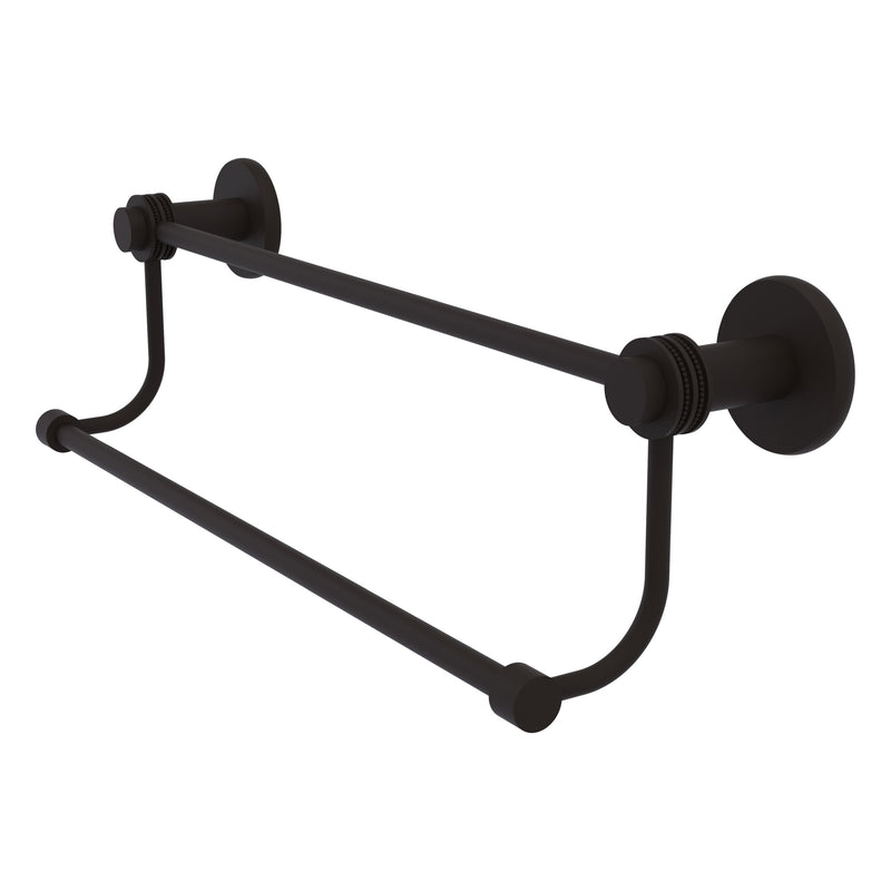 Mercury Collection Double Towel Bar with Dotted Accents