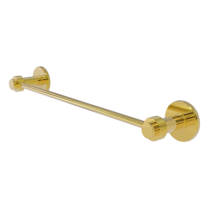 Mercury Collection Towel Bar with Grooved Accents