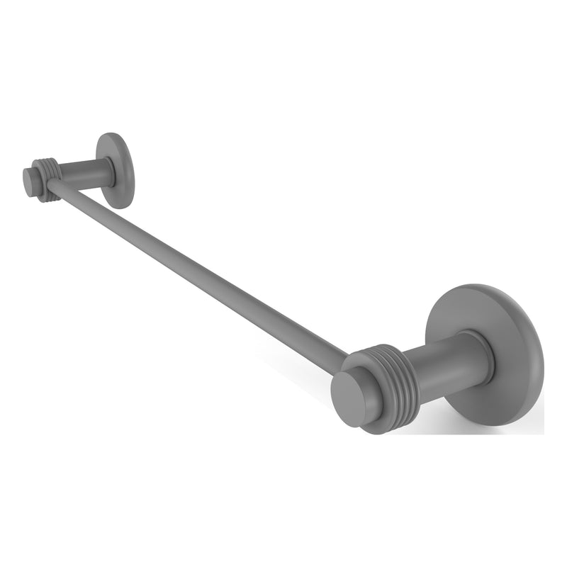 Mercury Collection Towel Bar with Grooved Accents