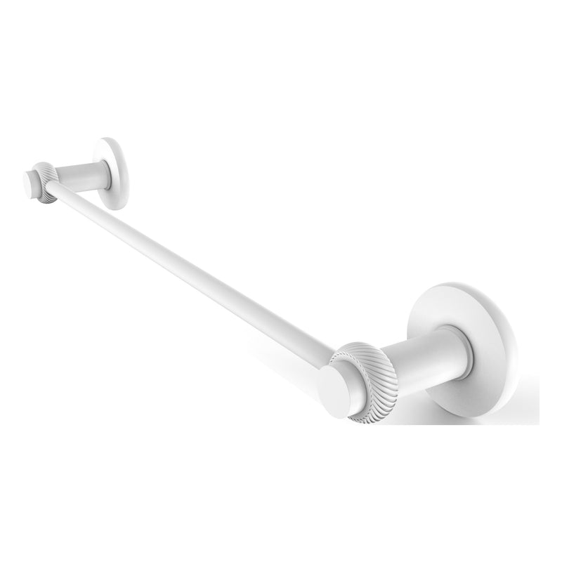 Mercury Collection Towel Bar with Twisted Accents