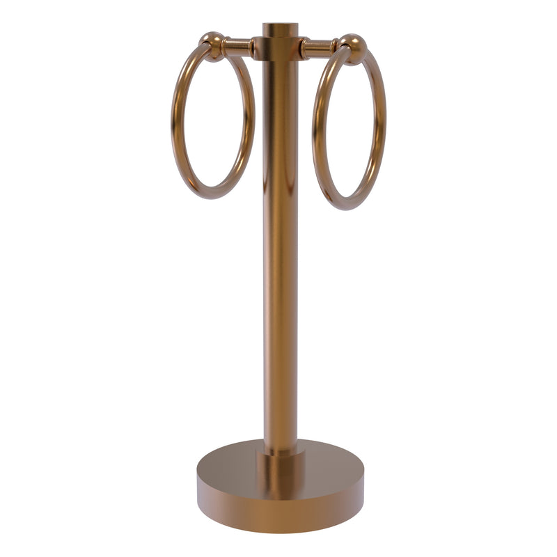 Vanity Top 2 Towel Ring Guest Towel Valet