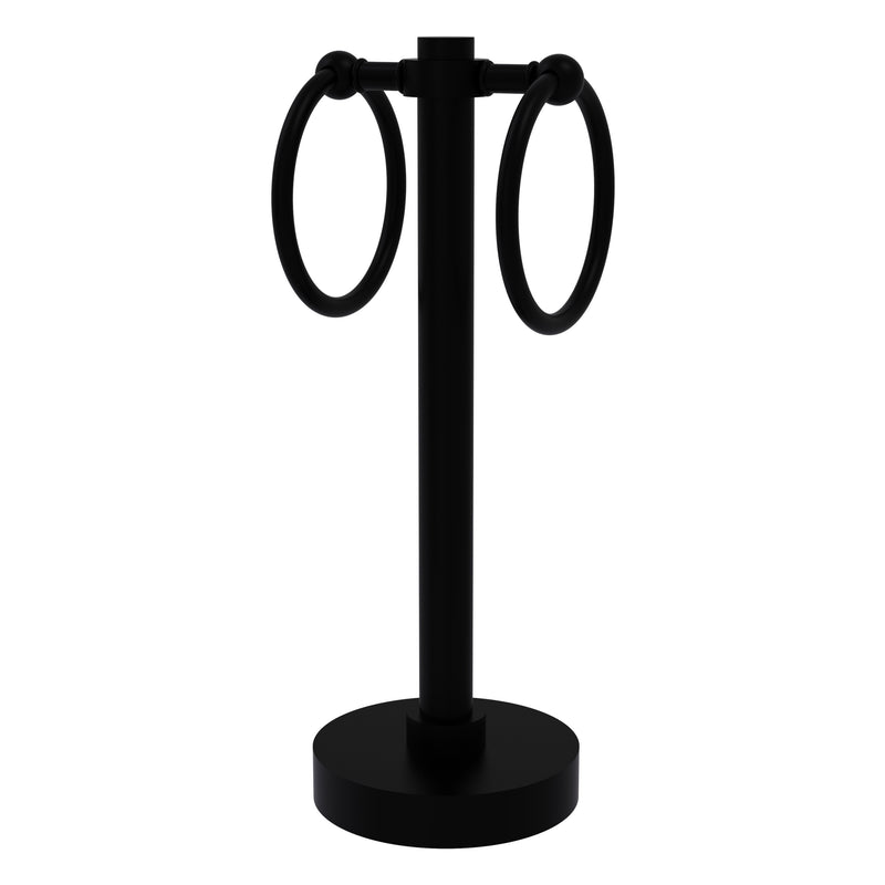 Vanity Top 2 Towel Ring Guest Towel Valet