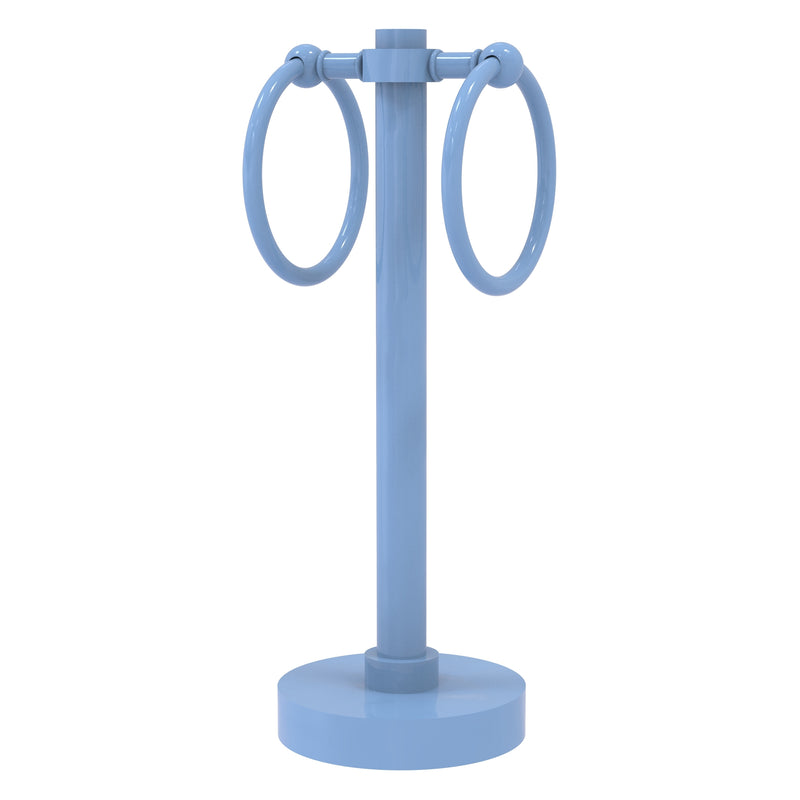 Vanity Top 2 Towel Ring Guest Towel Valet