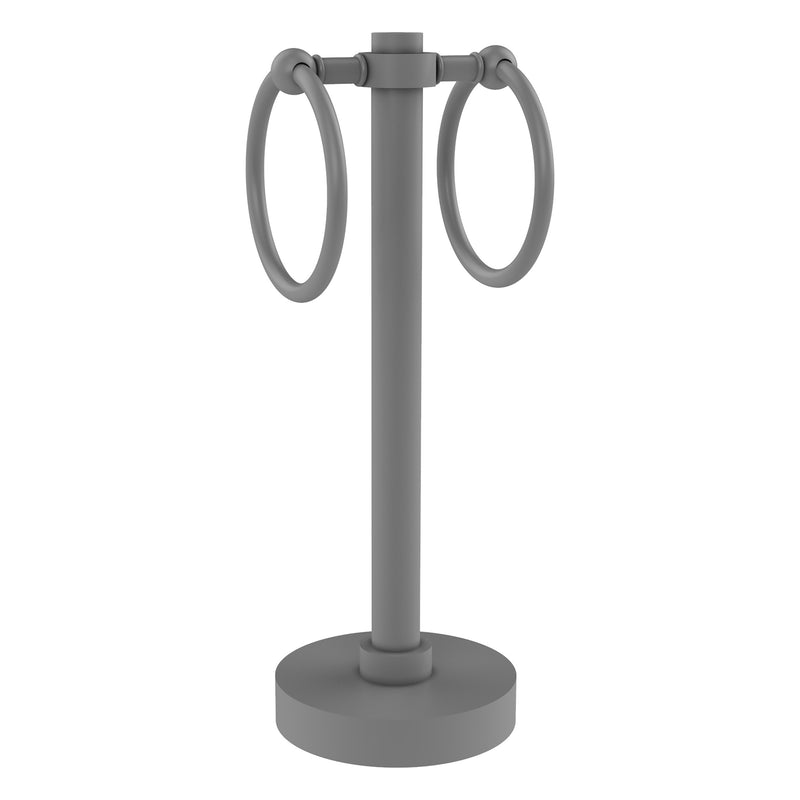 Vanity Top 2 Towel Ring Guest Towel Valet