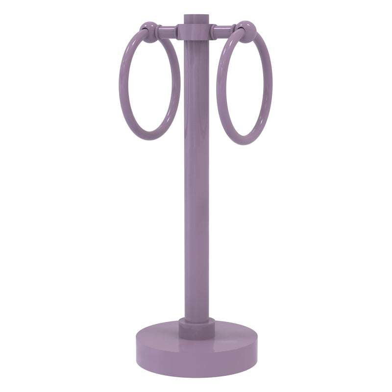 Vanity Top 2 Towel Ring Guest Towel Valet