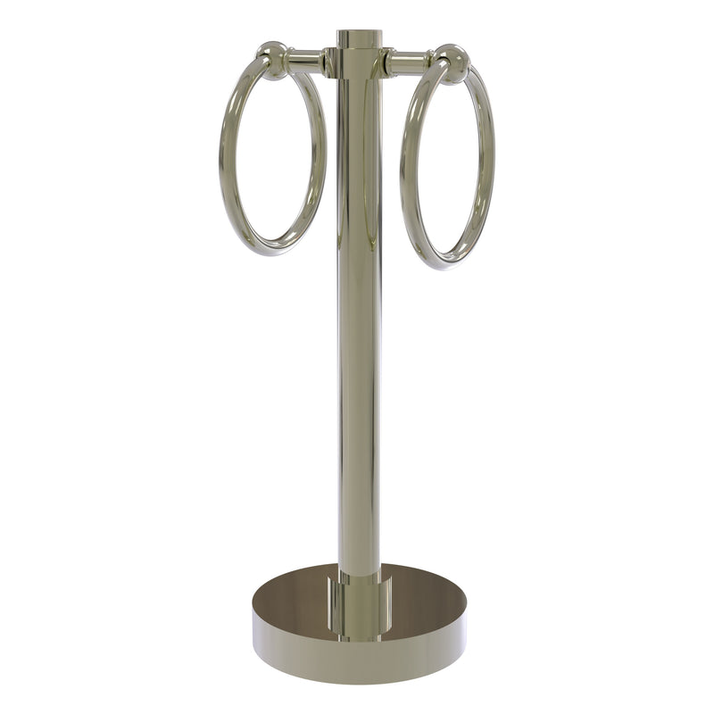 Vanity Top 2 Towel Ring Guest Towel Valet