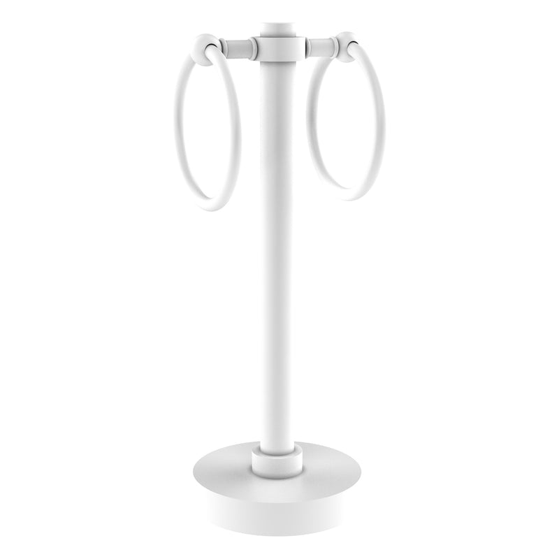 Vanity Top 2 Towel Ring Guest Towel Valet