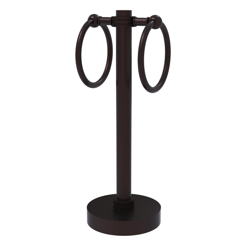 Vanity Top 2 Towel Ring Guest Towel Valet