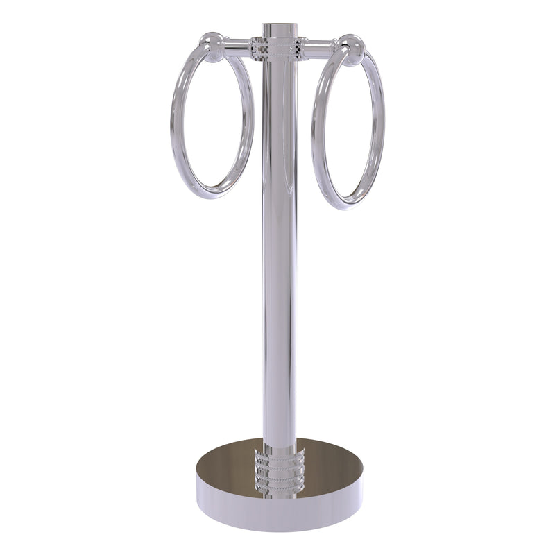 Vanity Top 2 Towel Ring Guest Towel Valet