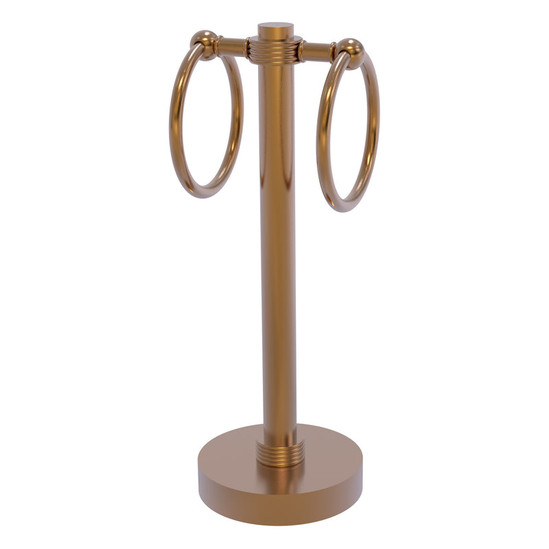 Vanity Top 2 Towel Ring Guest Towel Valet