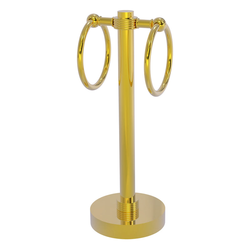 Vanity Top 2 Towel Ring Guest Towel Valet