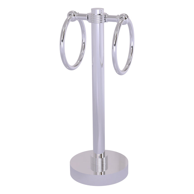 Vanity Top 2 Towel Ring Guest Towel Valet