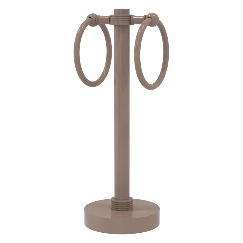 Vanity Top 2 Towel Ring Guest Towel Valet