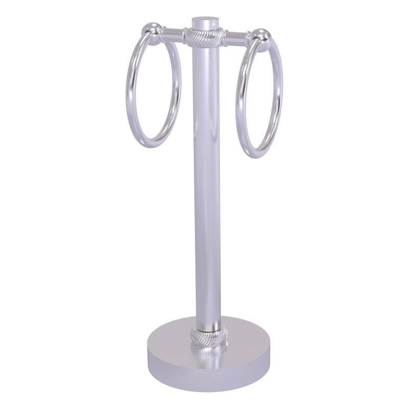 Vanity Top 2 Towel Ring Guest Towel Valet