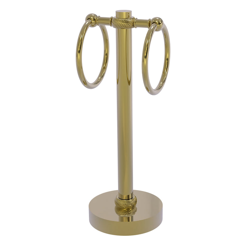 Vanity Top 2 Towel Ring Guest Towel Valet