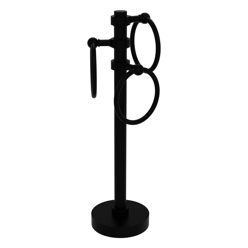 Vanity Top 3 Towel Ring Guest Towel Valet