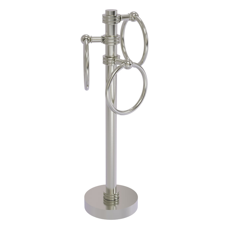 Vanity Top 3 Towel Ring Guest Towel Valet