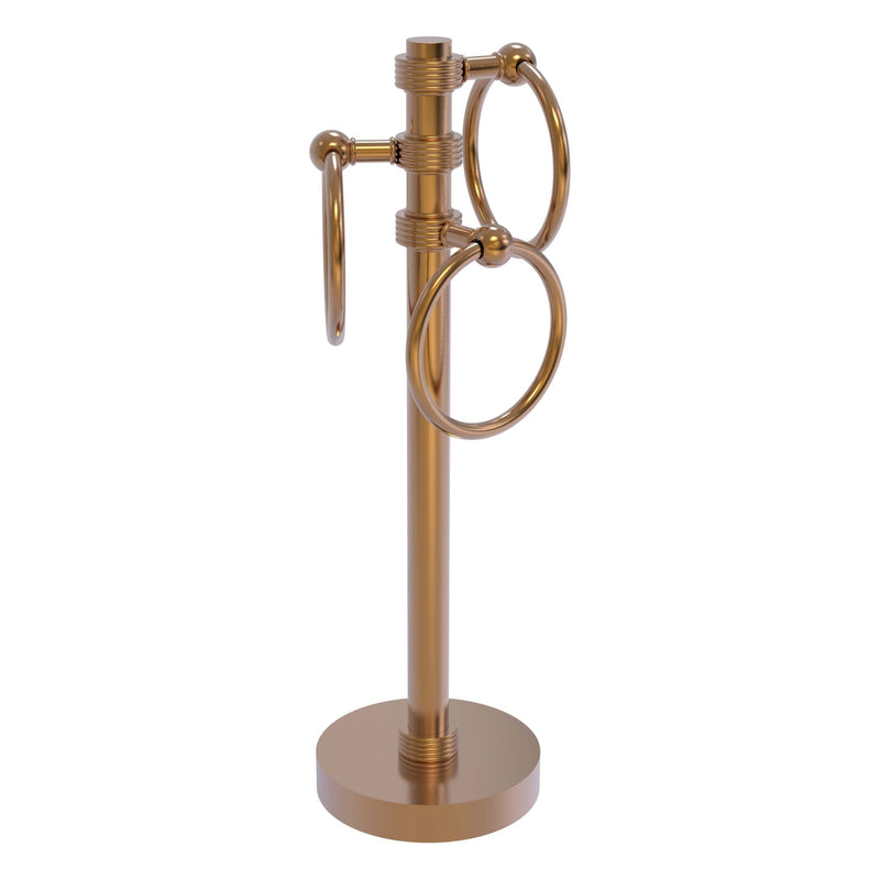 Vanity Top 3 Towel Ring Guest Towel Valet