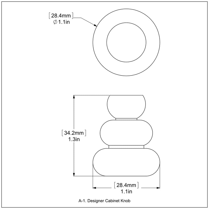 Designer Cabinet Knob