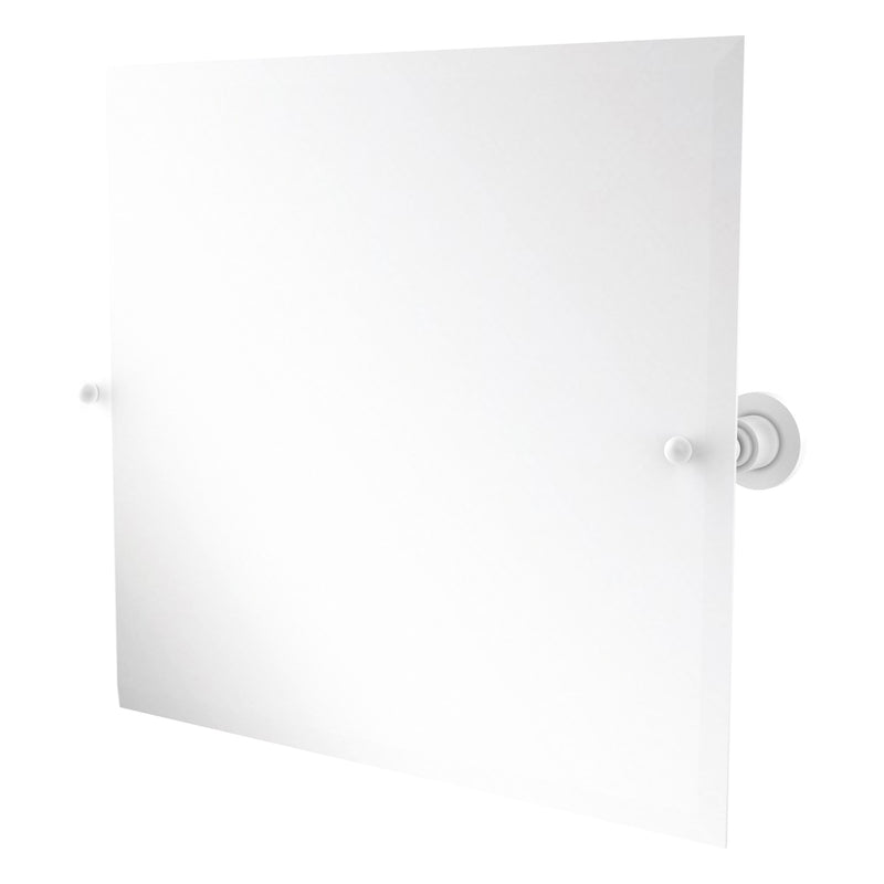 Frameless Landscape Rectangular Tilt Mirror with Beveled Edge