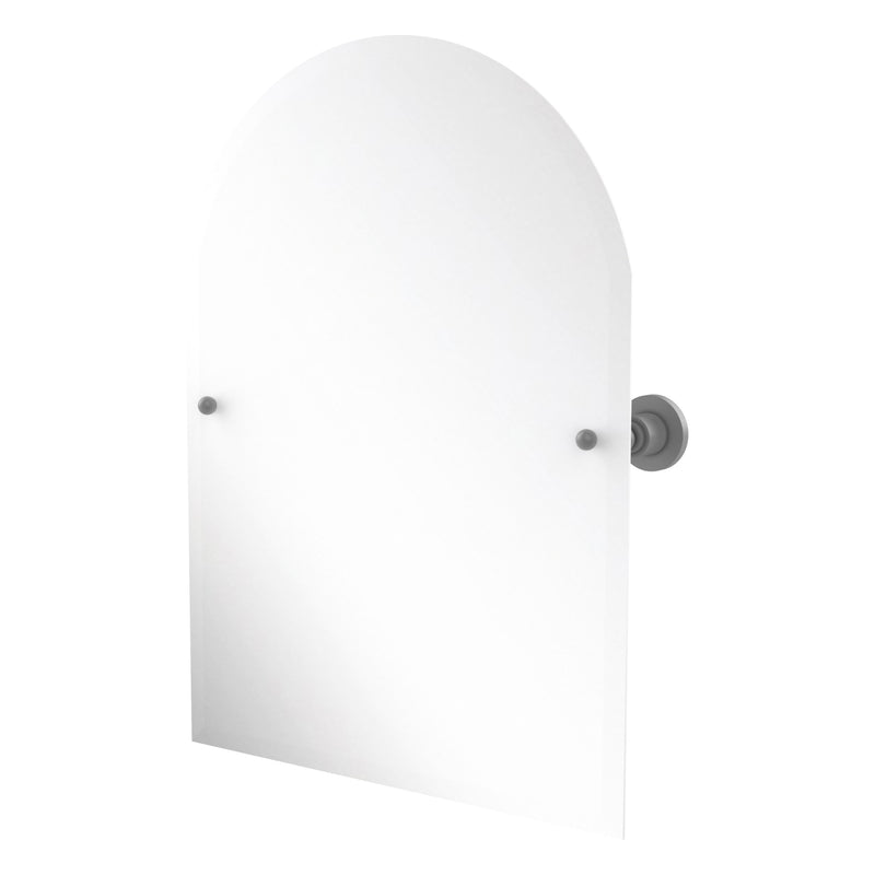 Frameless Arched Top Tilt Mirror with Beveled Edge