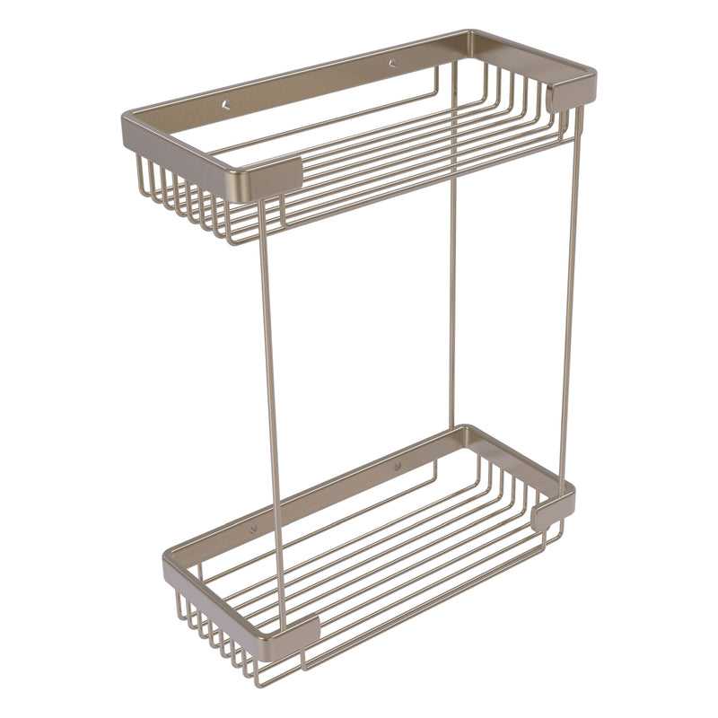 Double Tier Rectangular Toiletry Shower Basket