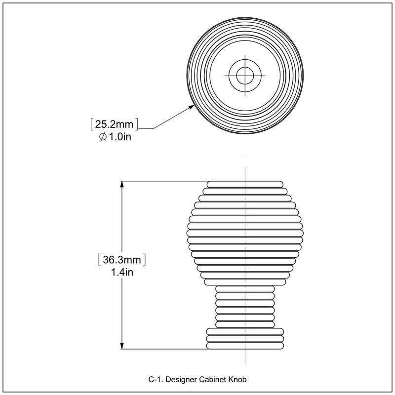 Designer Cabinet Knob