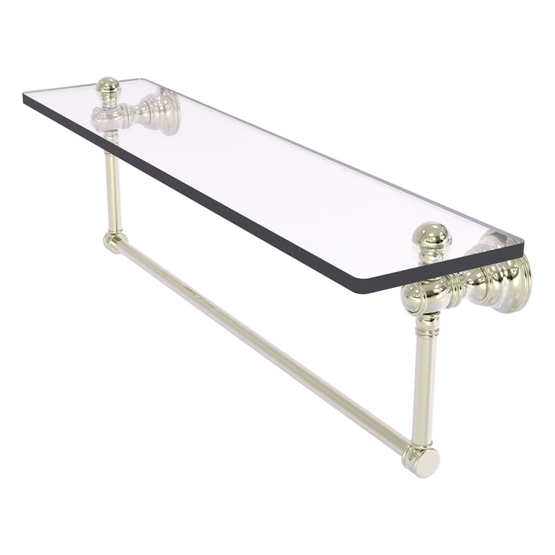 Carolina Collection Glass Shelf with Integrated Towel Bar