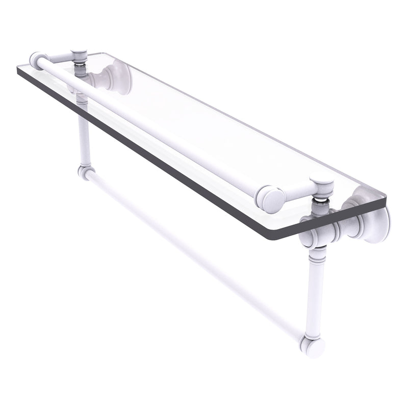 Carolina Collection Gallery Glass Shelf with Towel Bar