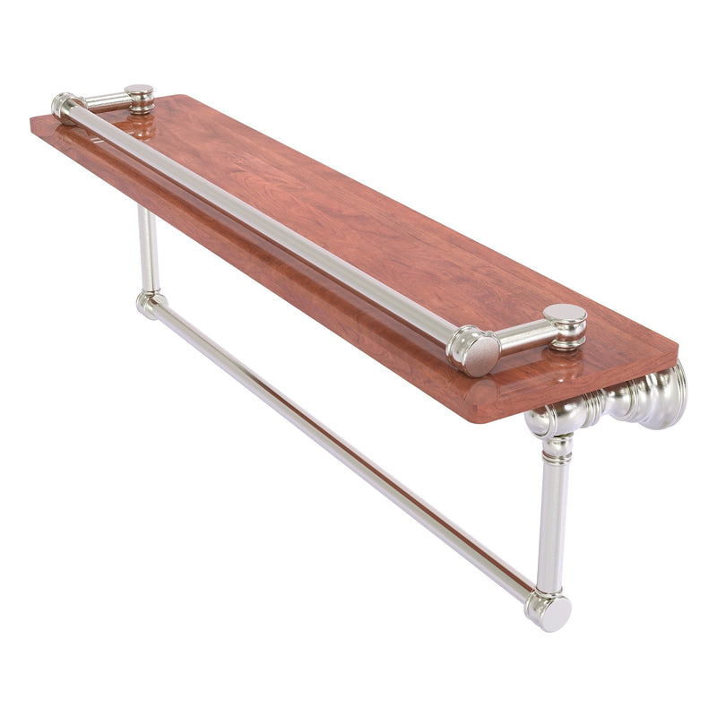 Carolina Collection Gallery Wood Shelf with Towel Bar