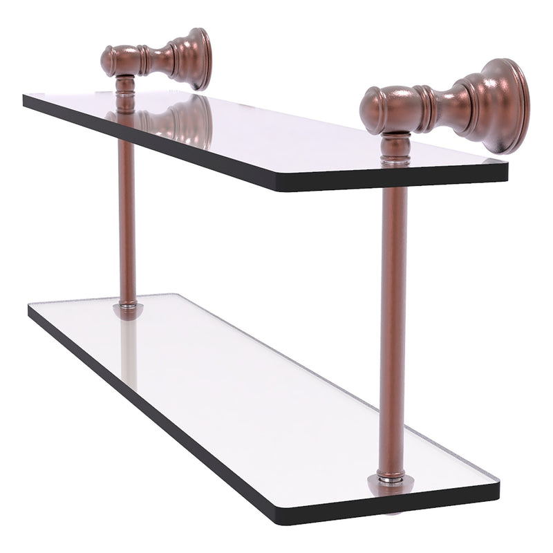 Carolina Collection Two Tiered Glass Shelf